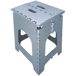 Skládací stolička velká,výška 44 cm tmavě šedá